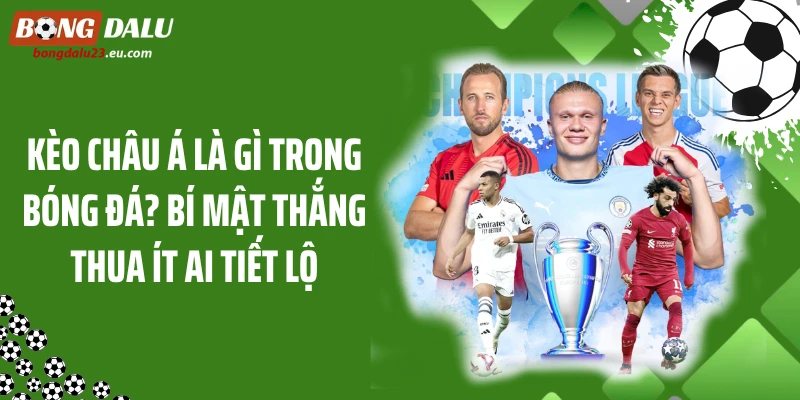 Phân Tích Kèo Châu Á Là Gì? Bí Mật Thắng Thua Ít Ai Tiết Lộ